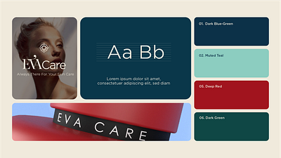 Introducing EVACare: Always There For Your SkinCare. 3d beauty branding logodesign productmodel skincare