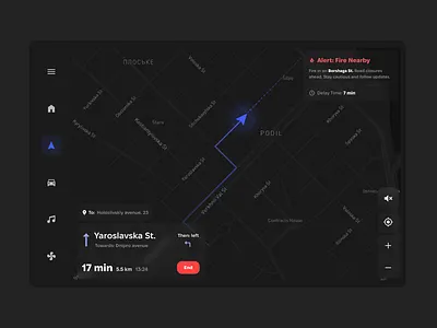 UX Writing Challenge – Day 6 alert apple maps auto car car interface dailyux drive navigation google maps map message mockup navigation pop up road map ui uiux ux writing challenge uxwriting