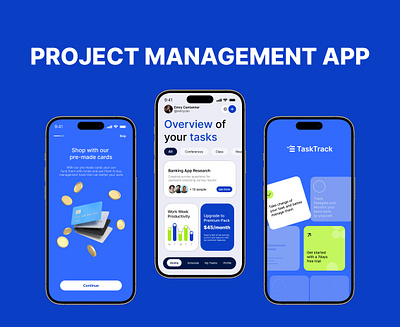 Project Management App UI/UX Design app design app designer figma design figma designer mobile app ui prototype ui design ui ux uiux design web app design