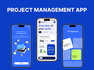 Project Management App UI/UX Design app design app designer figma design figma designer mobile app ui prototype ui design ui ux uiux design web app design