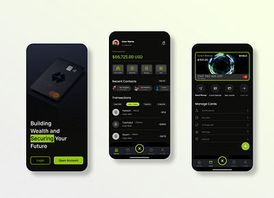 Finance App UI app design app ui finance mobile ui saas ui kit uiux user interface