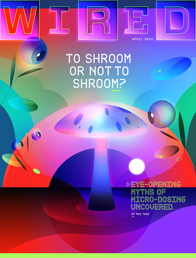 Wired: Shrooms design graphic design illustration vector