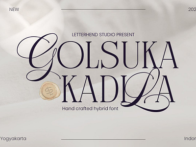 Golsuka Kadila - Hand Crafted Hybrid design designer font fonts typeface typography