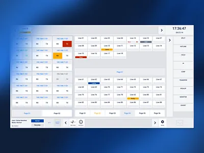 Voice Communication System UI for Air Traffic Control admin dashboard admin panel app application button control dashboard front end input interface saas ui user panel ux vcs webapp