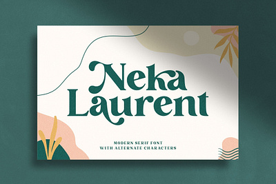 Neka Laurent - Modern Serif design designer font fonts neka laurent modern serif typeface typography