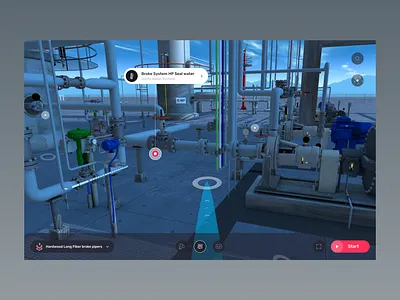 Environment training navigational design