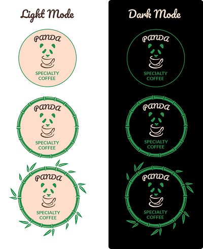 Panda Specialty Coffee: A Rebranding Case Study adobe branding graphic design illustrator logo