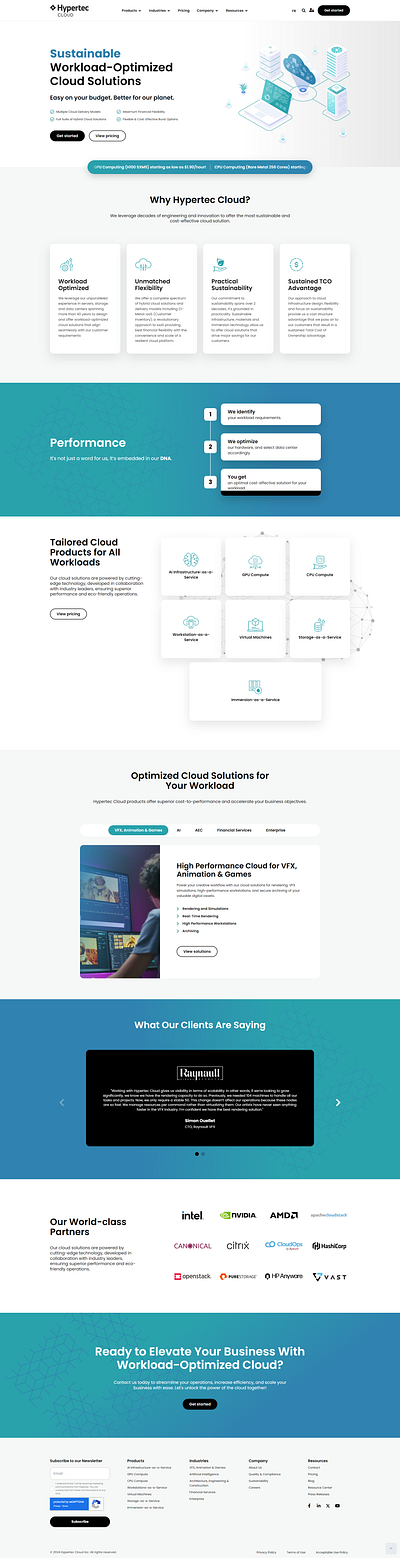 Cloud Website Design graphic design ux web design
