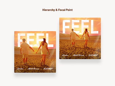 Feel Album Cover - Hierarchy & Focal Point branding cover cover art design graphic design illustration logo music