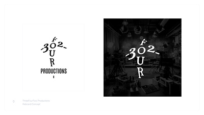 342 Production Rebrand brand identity branding graphic design identity logo