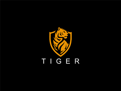 Tiger Logo africa animal beass beast gaming logo illustration king lion panther puma saber tooth security shield tiger strength tiger tiger head tiger logo tiger shield white tiger zoo
