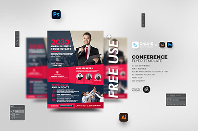 Conference Flyer Template aam360 aam3sixty annual event annual general meeting annual meeting branding business conference business conference flyer business meeting business summit concept conference corporate workshop flyer template general meeting meeting summit workshop flyers