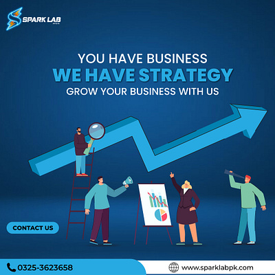 🚀Grow Your Business with Spark Lab!🚀 app branding business design graphic design grow illustration illustration art logo spark lab strategy ui ux vector