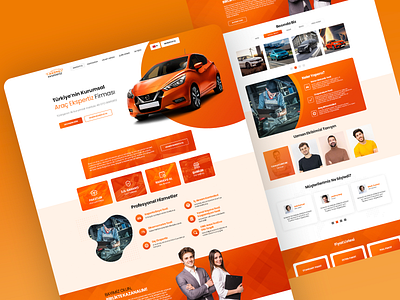 Auto Expert Home Page Design