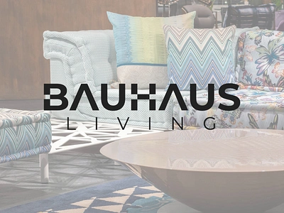 Bauhaus Living branding graphic design logo