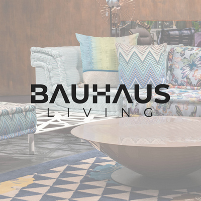 Bauhaus Living branding graphic design logo