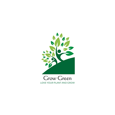 Grow Green 🌳 animation b2b branding canva graphic design logo typography