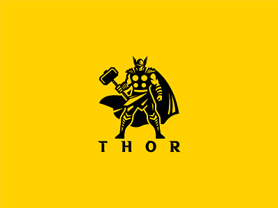 Thor Logo game logo gaming logo hammer hammer logo legend mythology nordic mythology odin old warrior scandinavian thor thor game thor gaming thor hammer thor hammer logo thor logo thor warrior viking thor warrior warrior thor