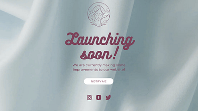 A concept for a fictional beauty company design graphic design launch site ui web design webpage website