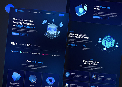 Crypto Landing Page Ui For my Special Client crypto figma graphic design ui user interface website