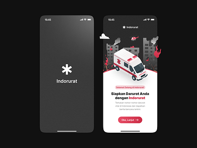 Indorurat - Emergency Call App design emergency emergency call mobile app ui ux