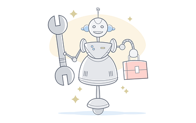 Another 404 Robot 404 empty state illustration robot ux vector