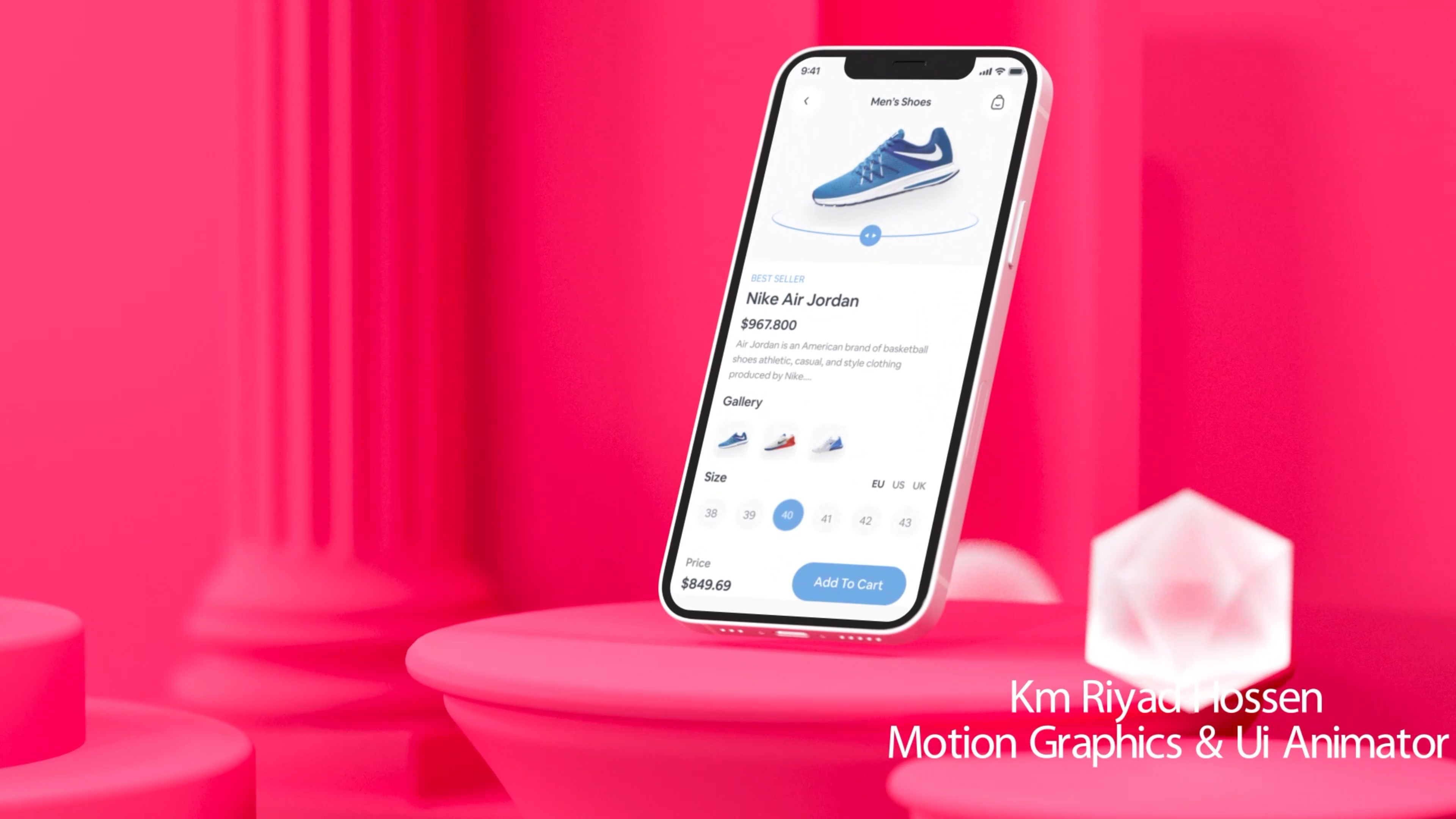 Ui E-Commerce Mobile App Animation animation landing page ui mobile ui motion graphics motion ui ui ui animation