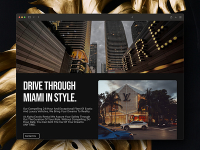 Exhibition Website for Car Rental Company branding graphic design ui ux webdesign