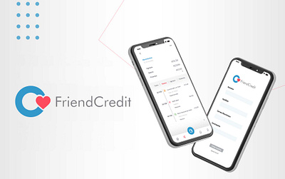 FriendCredit graphic design ui