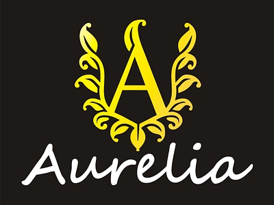 Aurelia bold branding coreldrawx7 creative design inspiration dynamic elegant graphic design iconic illustration logo modern typography vector logo visual identity