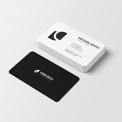 clean and professional business card template card
