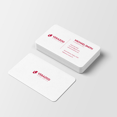 minimal business card template simple