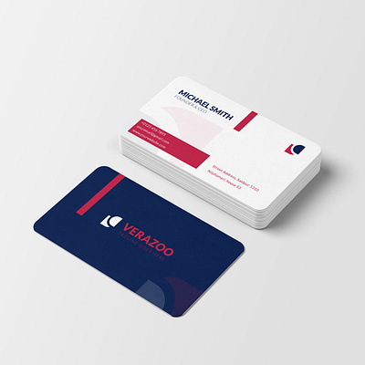modern and professional business card template simple
