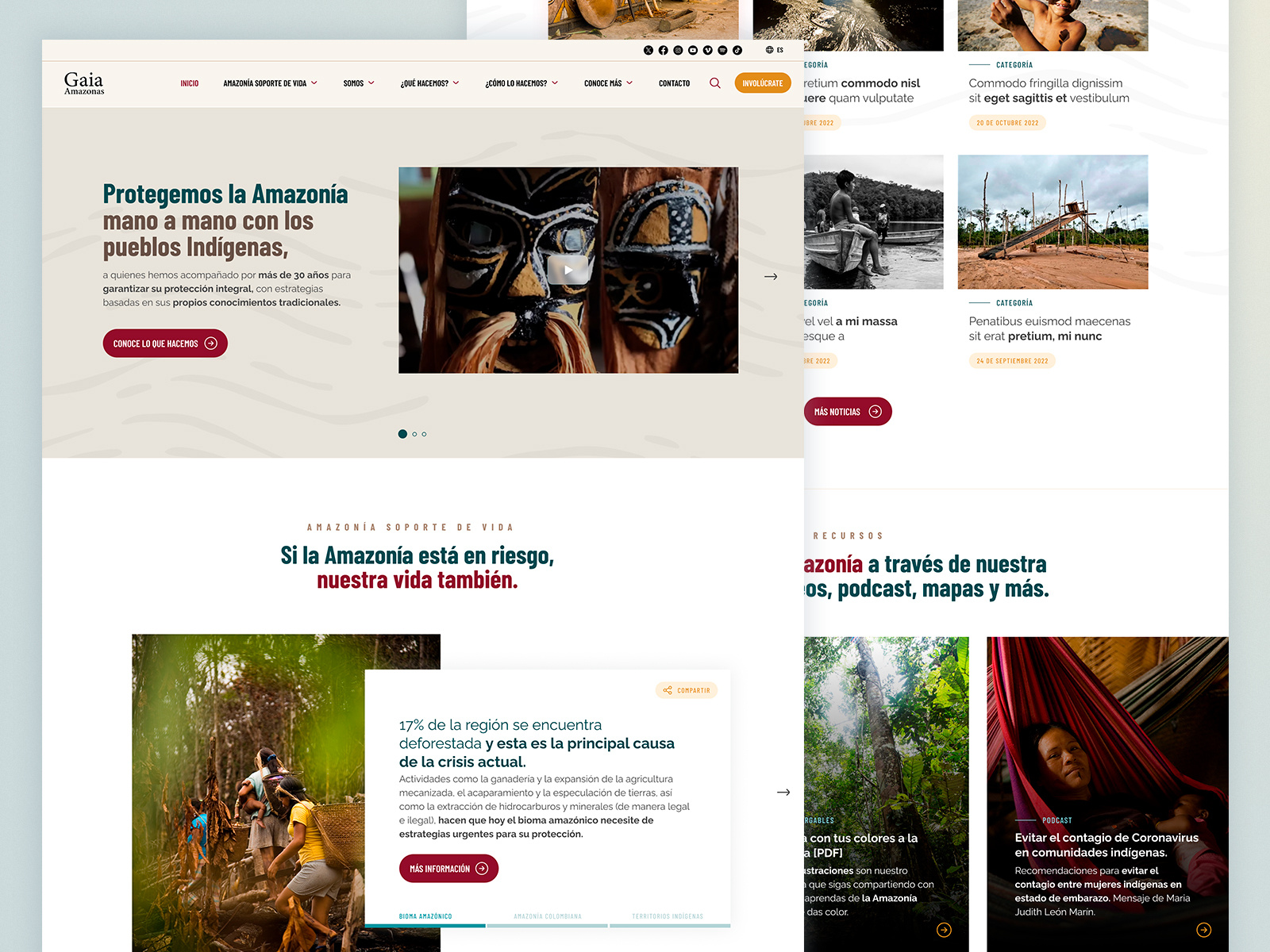 Site Gaia Amazonas