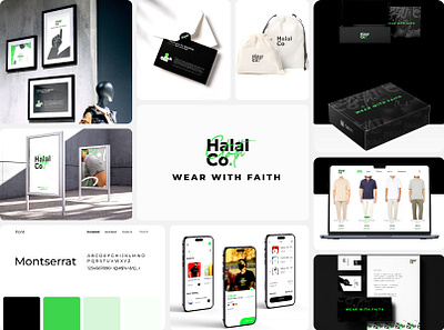 Logo & Branding Design for Halal Cloth Co. ai branding clothing clothing brand graphic design label design landing page logo logo and branding designer modern packaging design top designer ui ui design uiux web design