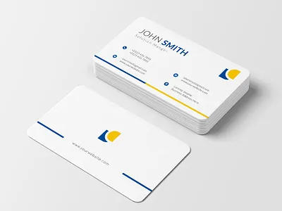 clean and minimal business card template original