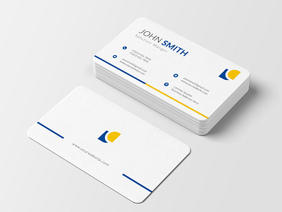 clean and minimal business card template original
