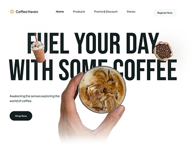 Coffee shop website coffee shop case study coffee shop homepage coffee shop website homepage homepage design homepage ui landing page restaurant homepage ui