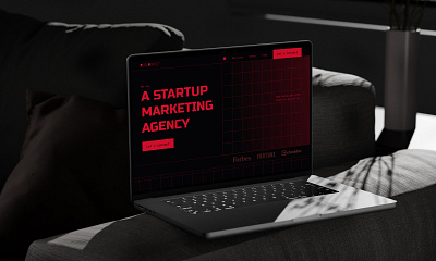 Startup marketing agency | Landing page design landing page responsive ui uiux uiux design user interface ux web design website