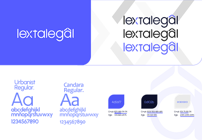 Lextalegal branding graphic design logo