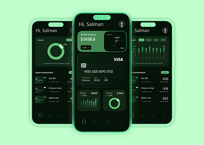 Financial management mobile app UI app app design branding design finance financial management graphic design illustration interface design management mobile ui mobile ui design ui ui design uiux