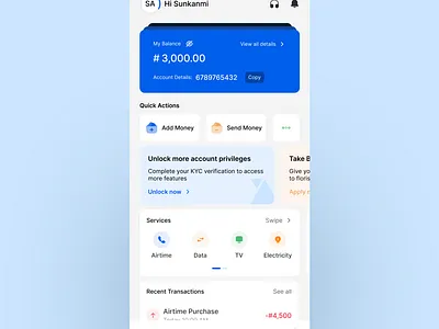 Fintech App Homepage - 02 fintech homepage payment ui ux