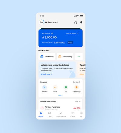 Fintech App Homepage - 02 fintech homepage payment ui ux