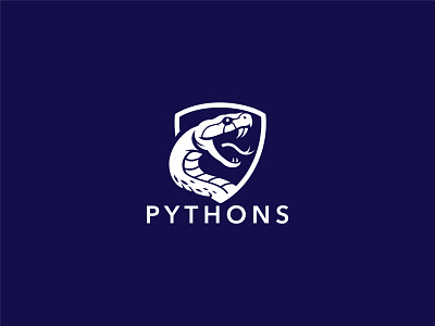 Python Logo by HUSSNAIN GRAPHICS on Dribbble