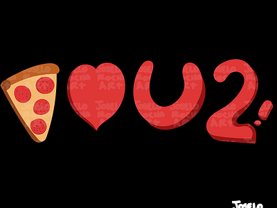 Pizza love you too! funny food t-shirt foodie tee