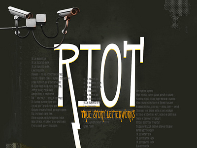 Riot // typeface cyrillic design font lettering letters logo type typeface typography