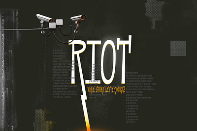 Riot // typeface cyrillic design font lettering letters logo type typeface typography