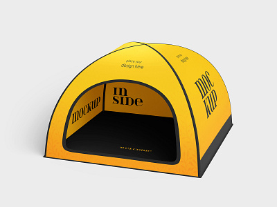 Camping Tent Mockup Set advertising camp canopy display event fabric logo mockup mockups outdoor picnic shelter stand tent