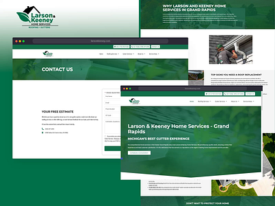 Larson & Kenney Grand Rapids - New Website Design & Build design ui ux web design