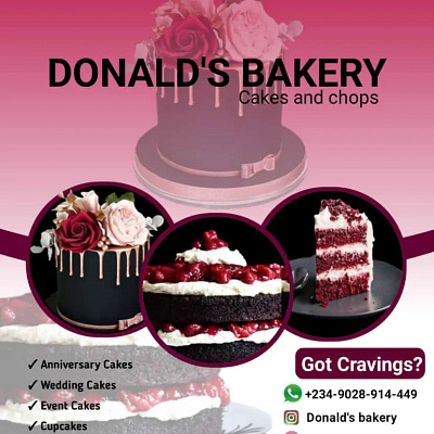 Bakery Flyer and Restaurant flyer branding graphic design